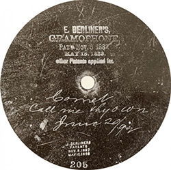Berliner's Gramophone 205